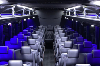 Midland Charter Bus Interior