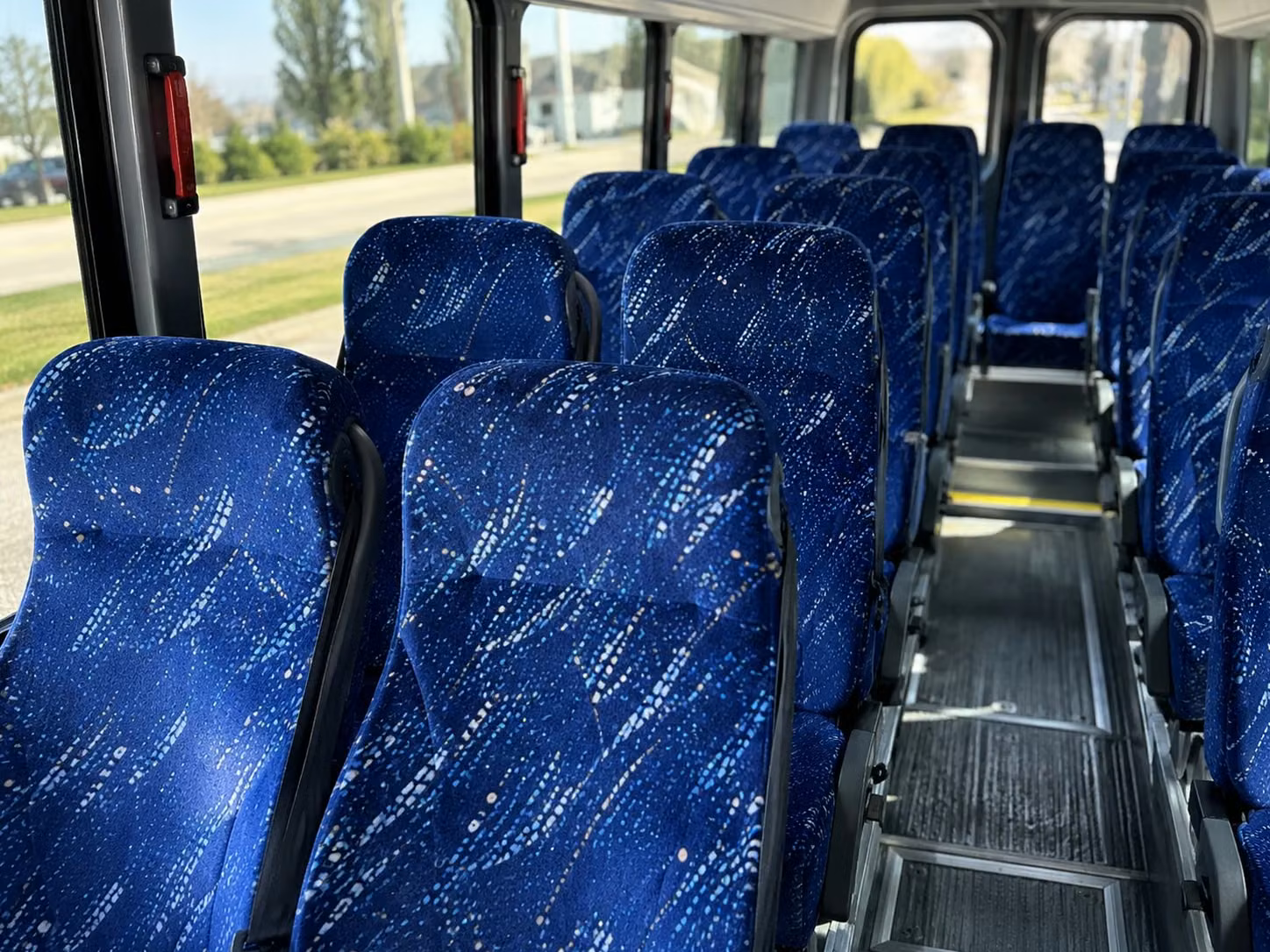 18 passenger minibus inside