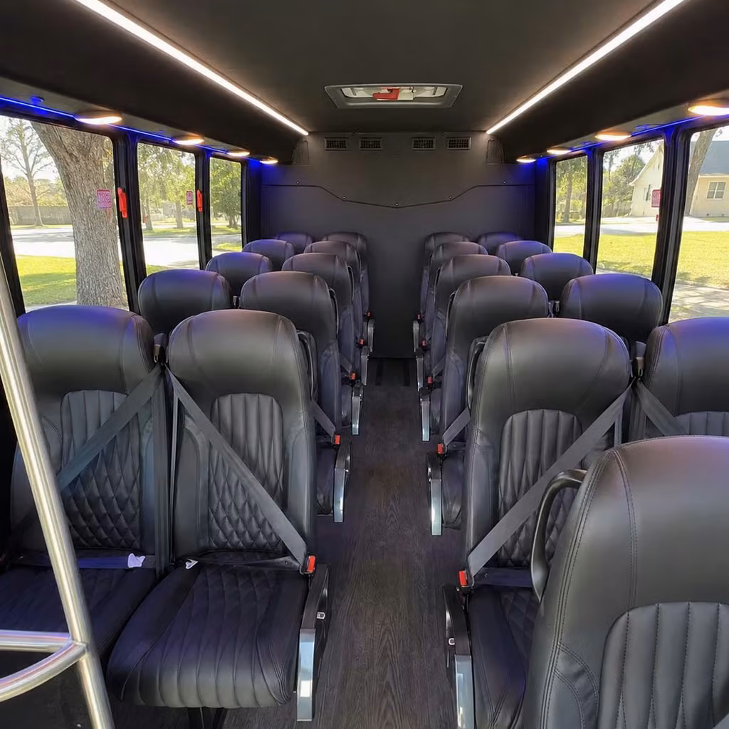 35 passenger minibus interior