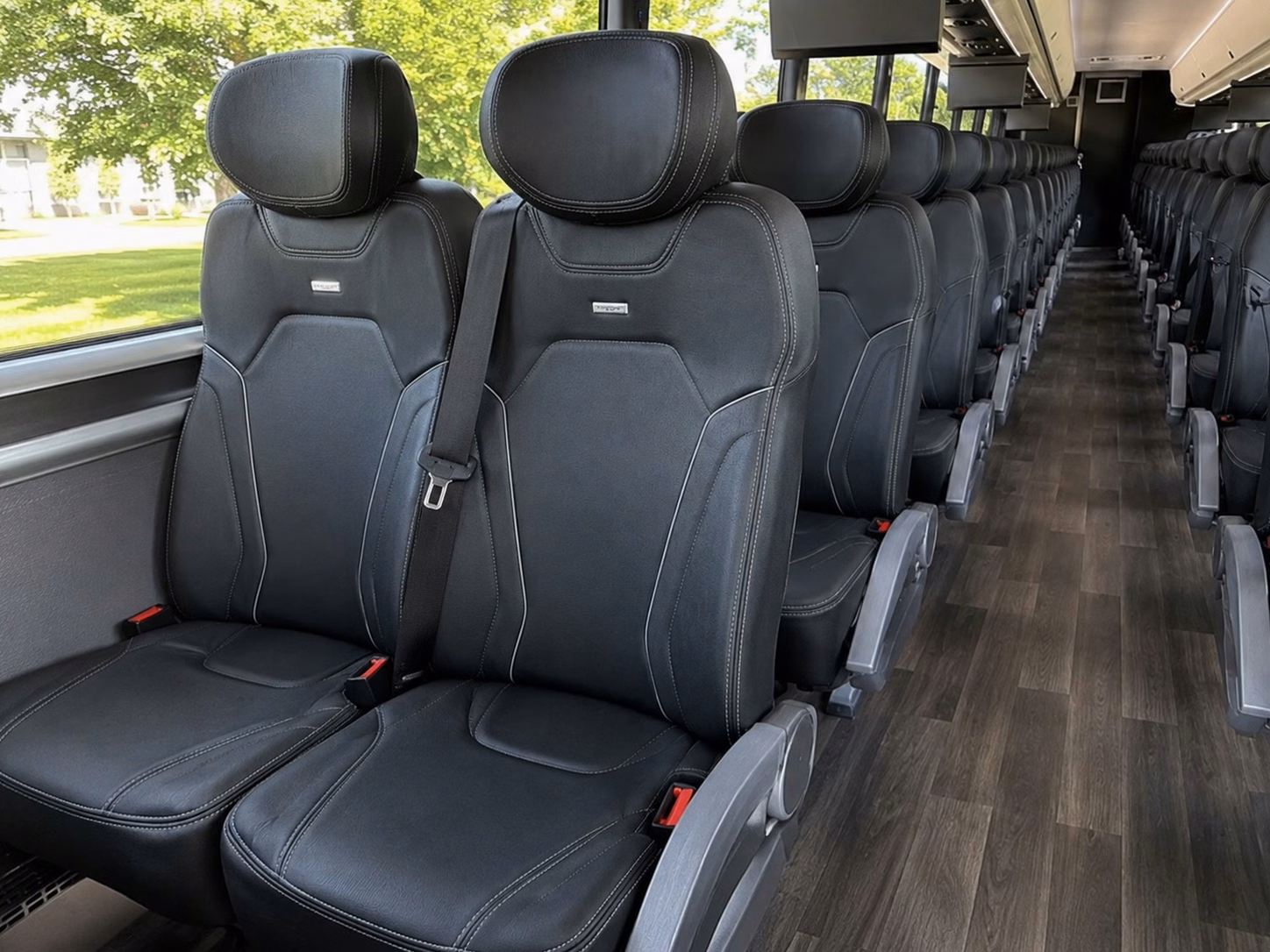 charter buses for large prom groups and school organized transportation in midland