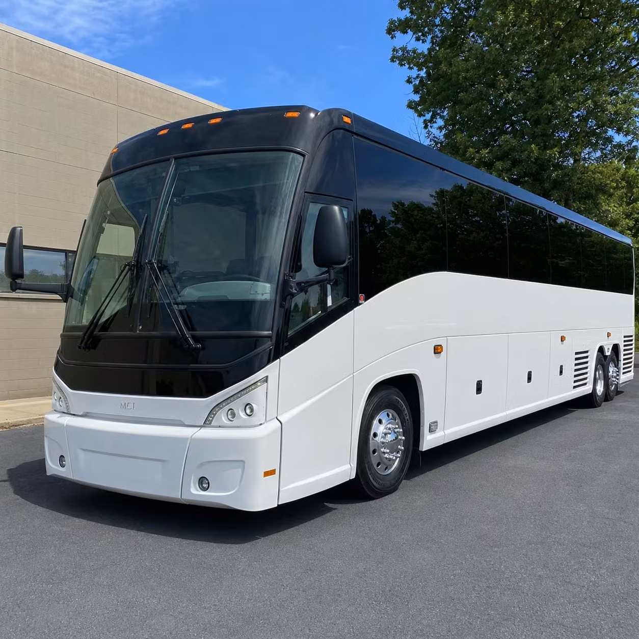 midland 56 passenger charter bus rental