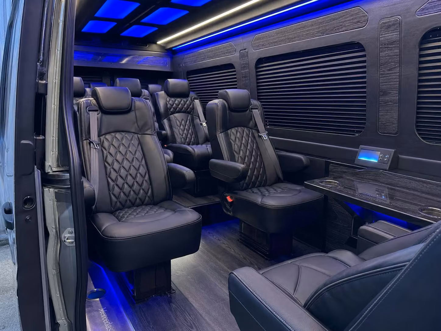 sprinter van transportation for groups and events across midland
