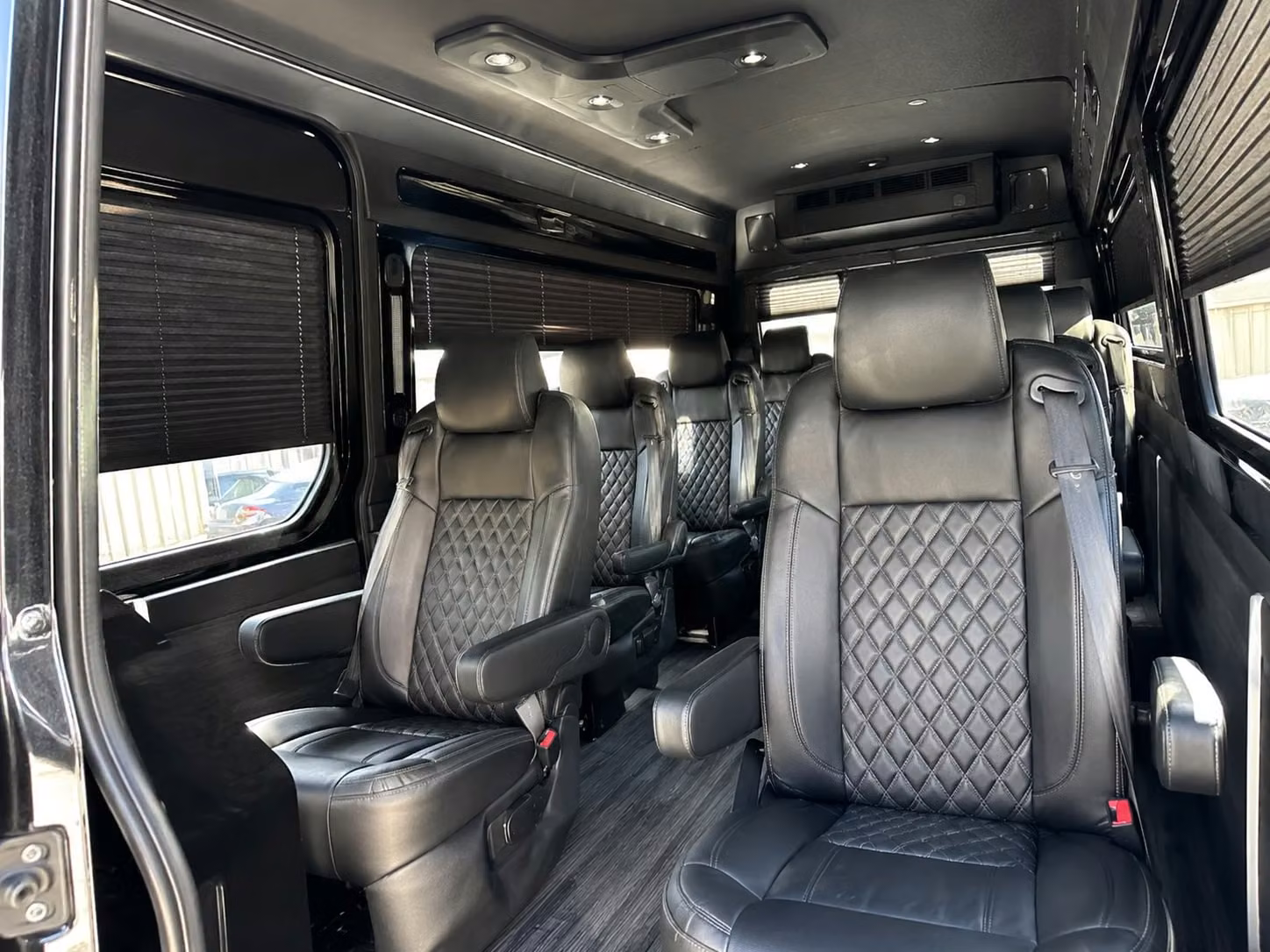 sprinter van with driver interior